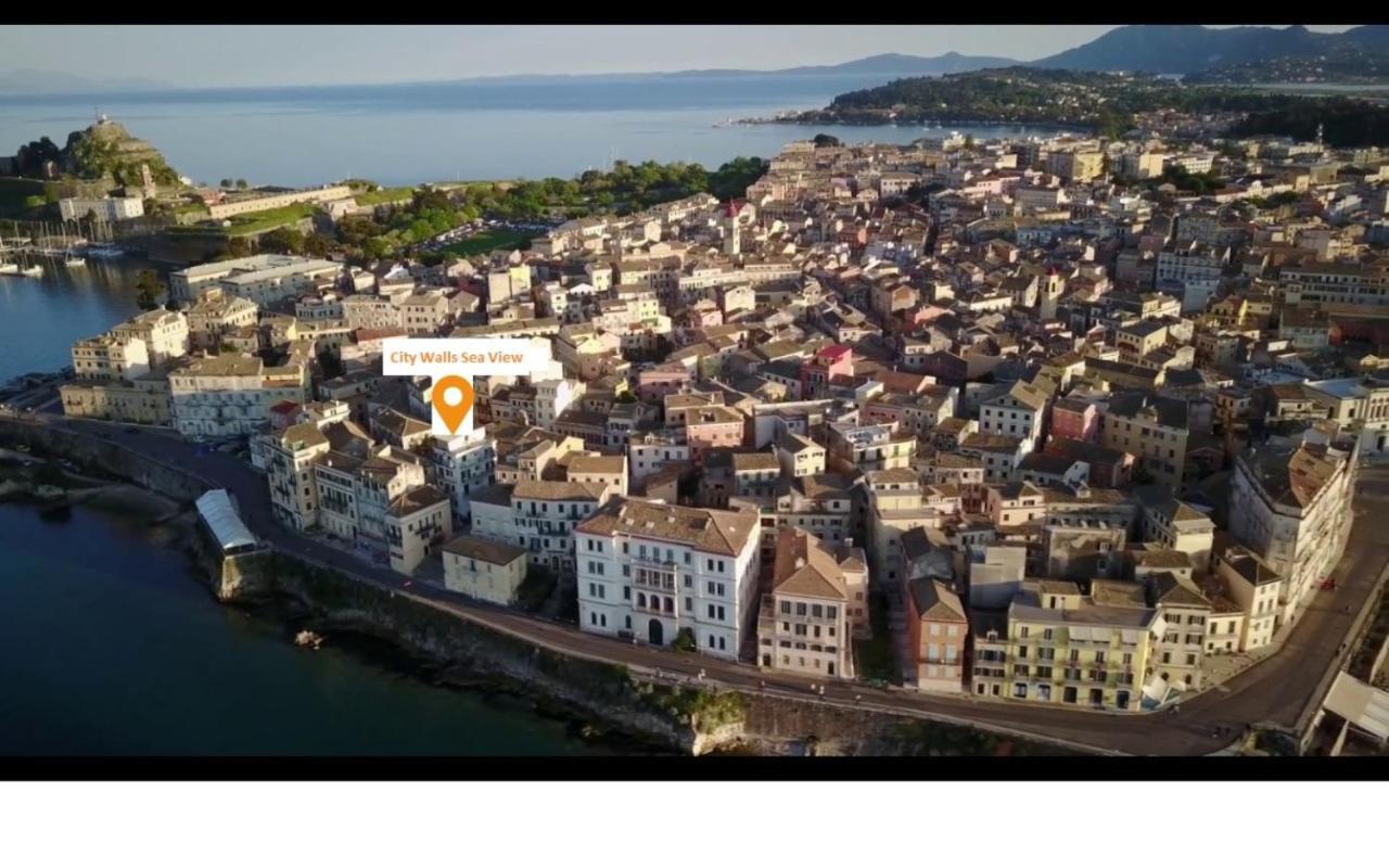 City Walls Sea View Corfu  Exteriör bild